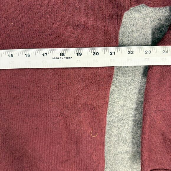 New Member's Mark Cardigan Women M Medium Red Button Up V-Neck Long Sleeve - Picture 7 of 8